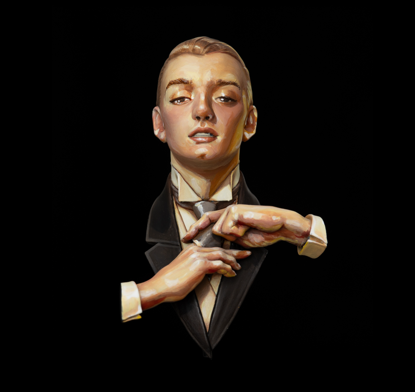 Tie a Tie (Academic Study Bust)