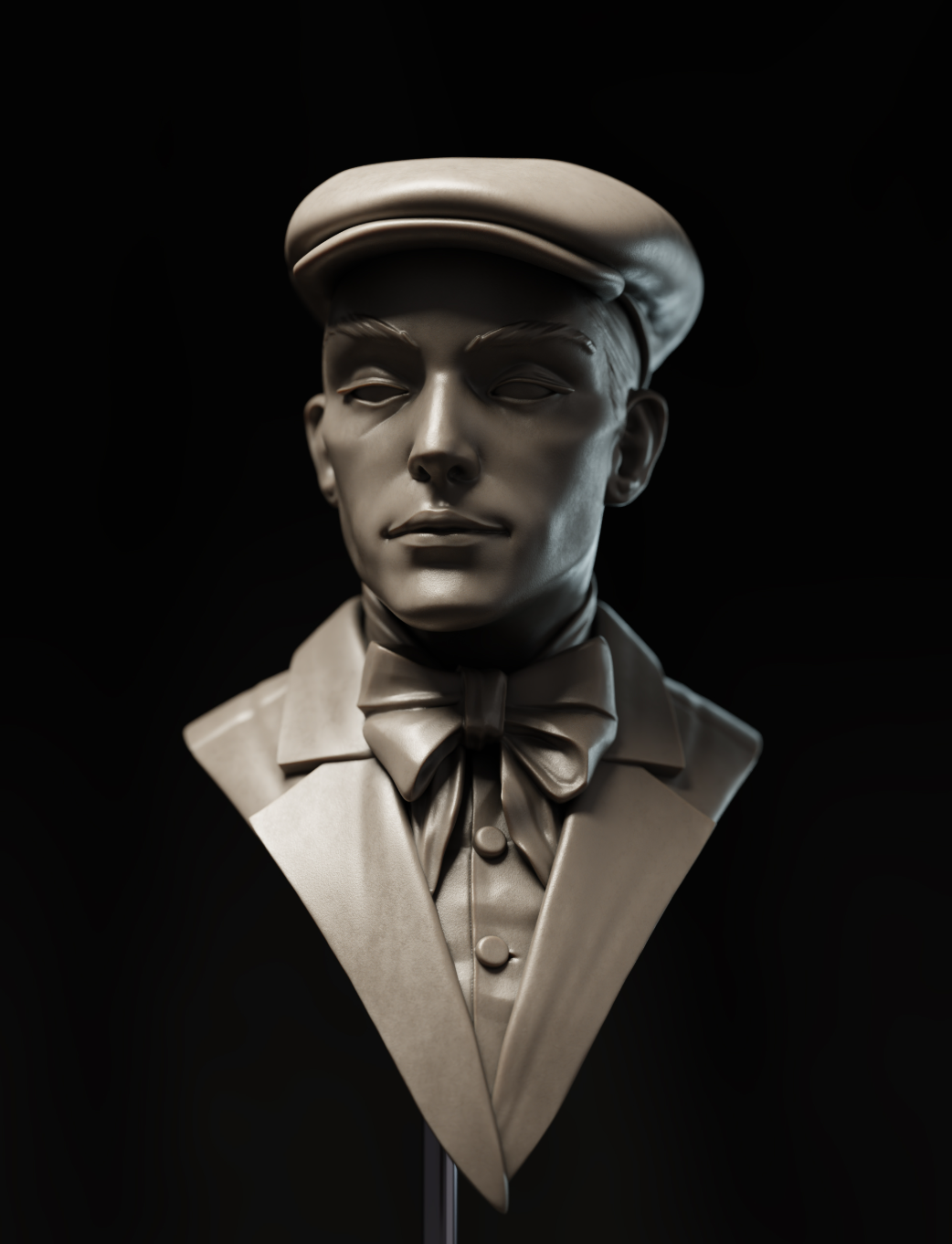 Beret Man (Academic Study Bust)